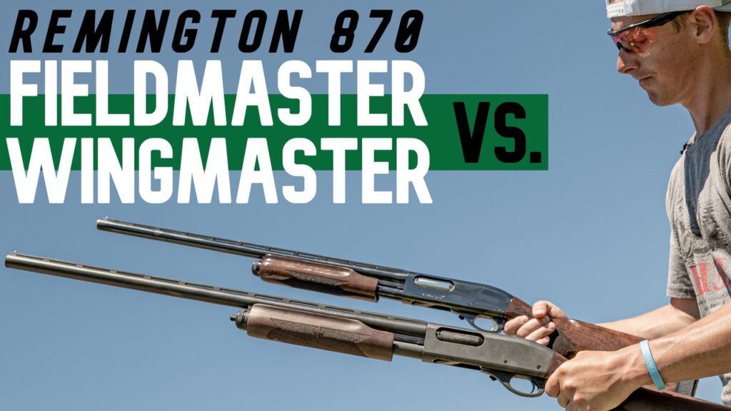 Remington 870 Fieldmaster vs 870 Wingmaster 12ga Pump Shotgun Review